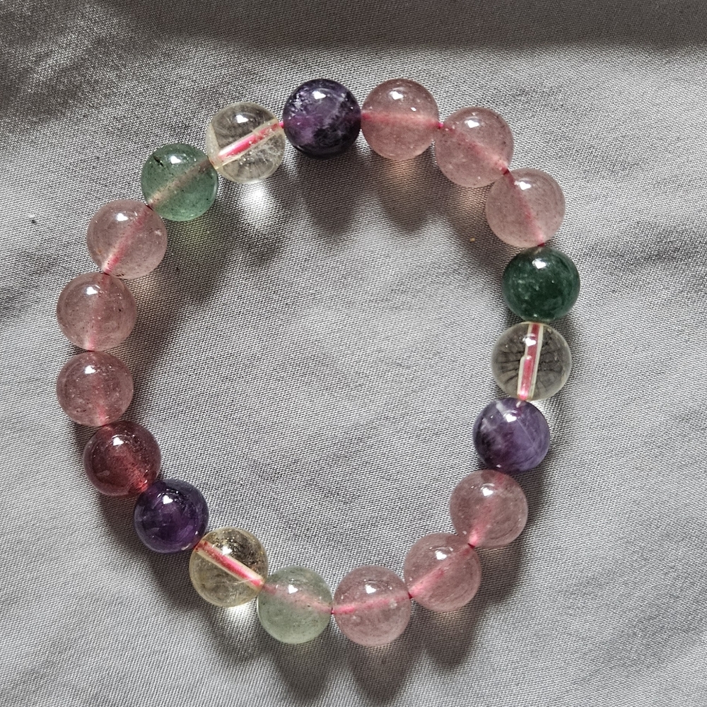 Tourmaline Crystal Women Beads Bracelet